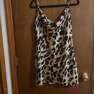 Leopard mini dress